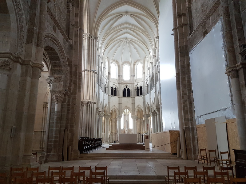 die Katedrale in Vézelay